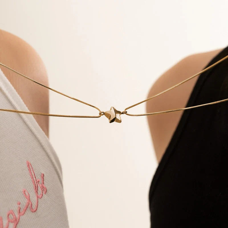 Norvo | Dainty Magnetic Star Necklace Pair