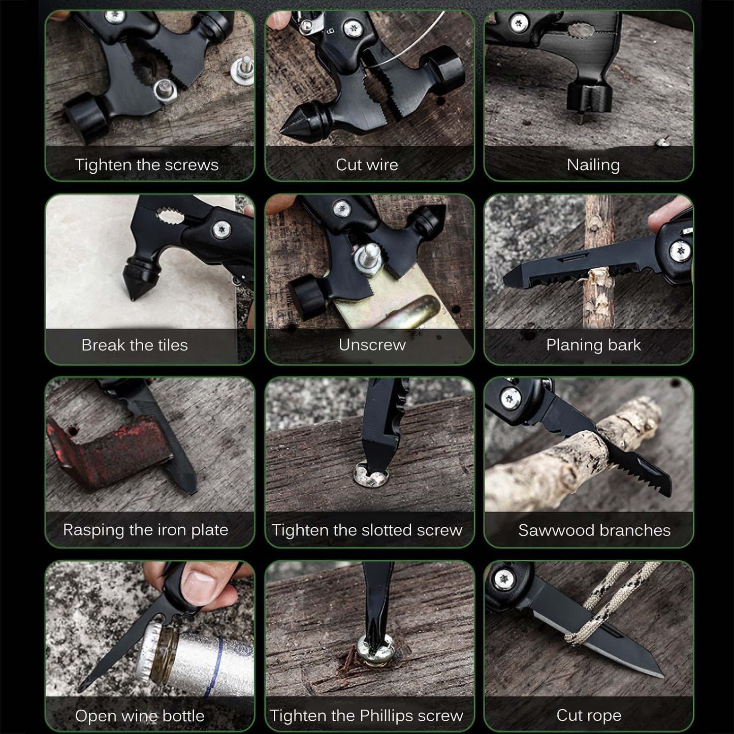 Norvo | Ultimate Utendørs Multifunksjonell Overlevelsesverktøy