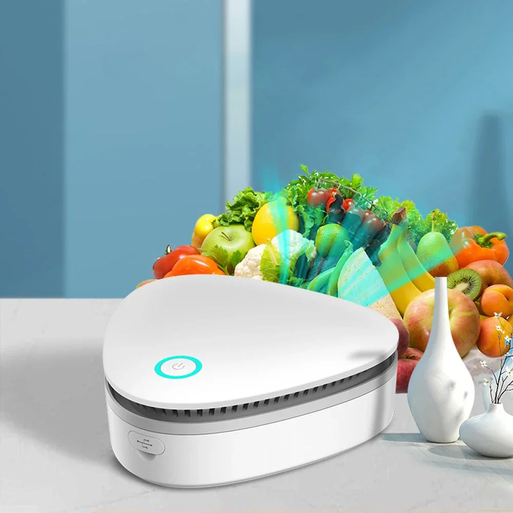 Norvo | Mini Ozone Generator PureZone | Luft renser & Sterilisator | Bærbar & USB Oppladbar | For Kjøleskap, Bil & Kloss