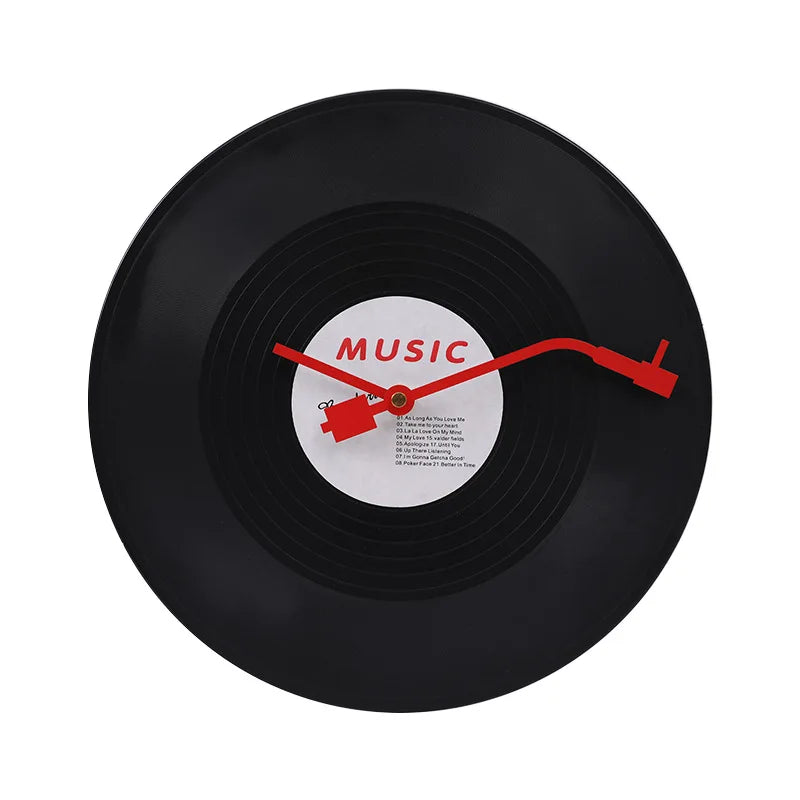Norvo | Musikalisk Vinyl Plakatveggklokke