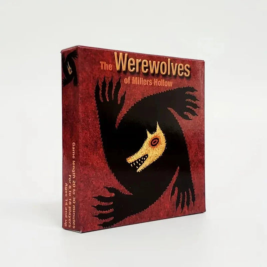 Werewolves Festspill - 24 Kort for Voksne & Familier, Engasjerende Sosial Strategi Moro for Hjemmesamlinger
