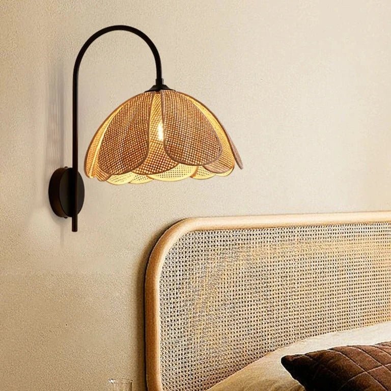 Norvo | LumaFlora - Elegant rotbanglampe - Varm blomsterlig atmosfære