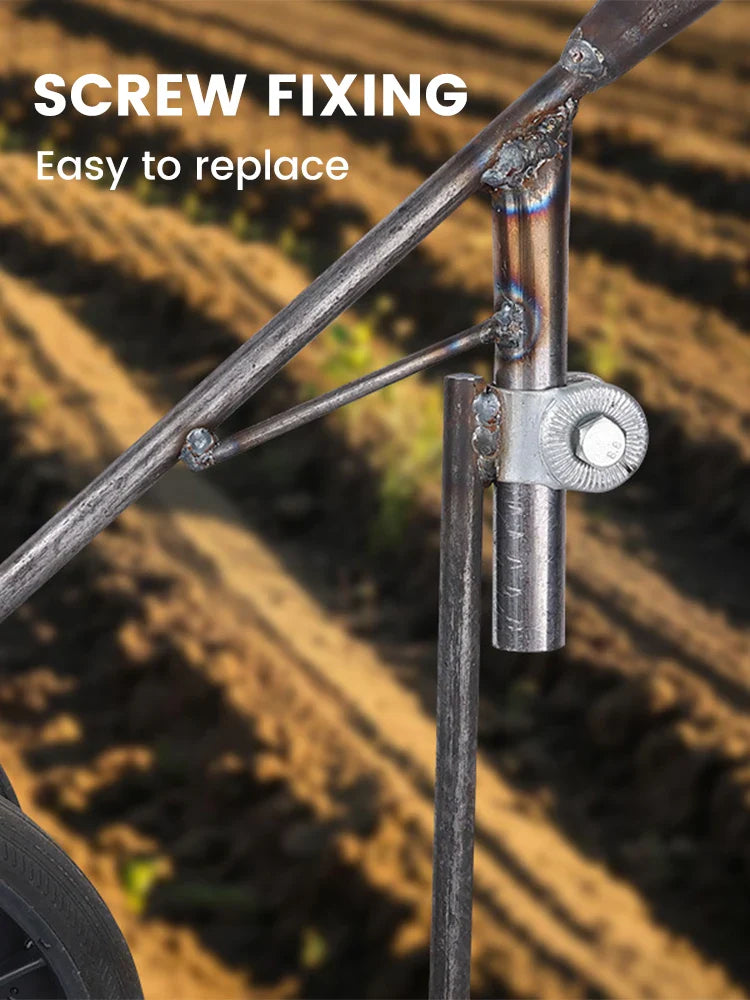 Norvo | Ugresshakke TerraRex Duo | Håndsmidd av manganstål | For ugressfjerning og jordløsning | Uten håndtak