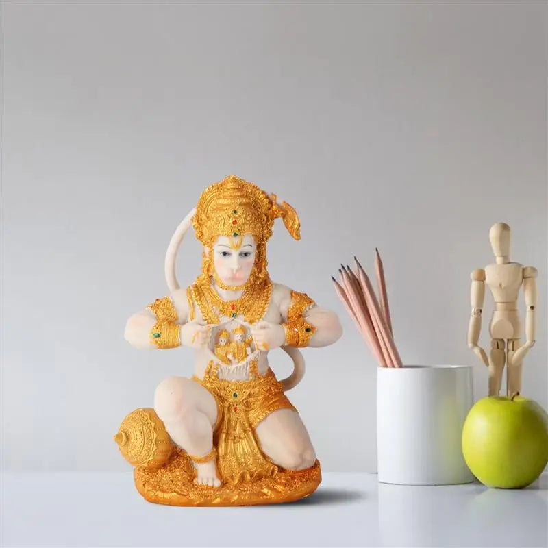 Norvo | 1 Stykke Hanuman Buddha Ape Gud Figur Southeast Asian Stil Hjem Skulptur Herre Hanuman Statue Buddha Figur Ornament