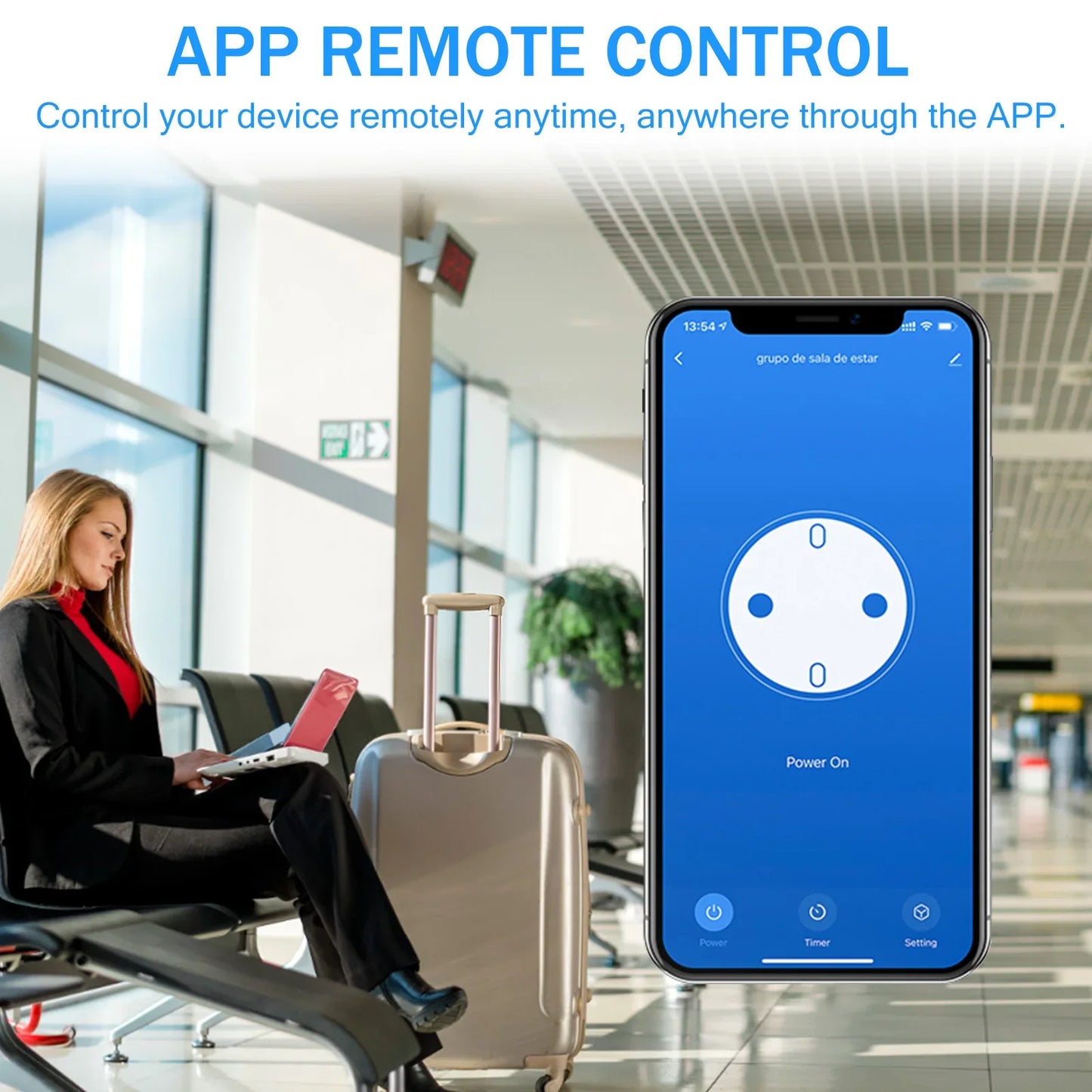 Norvo | Smart WiFi Plugg med Energiovervåking – PowerLink (1+1 GRATIS)