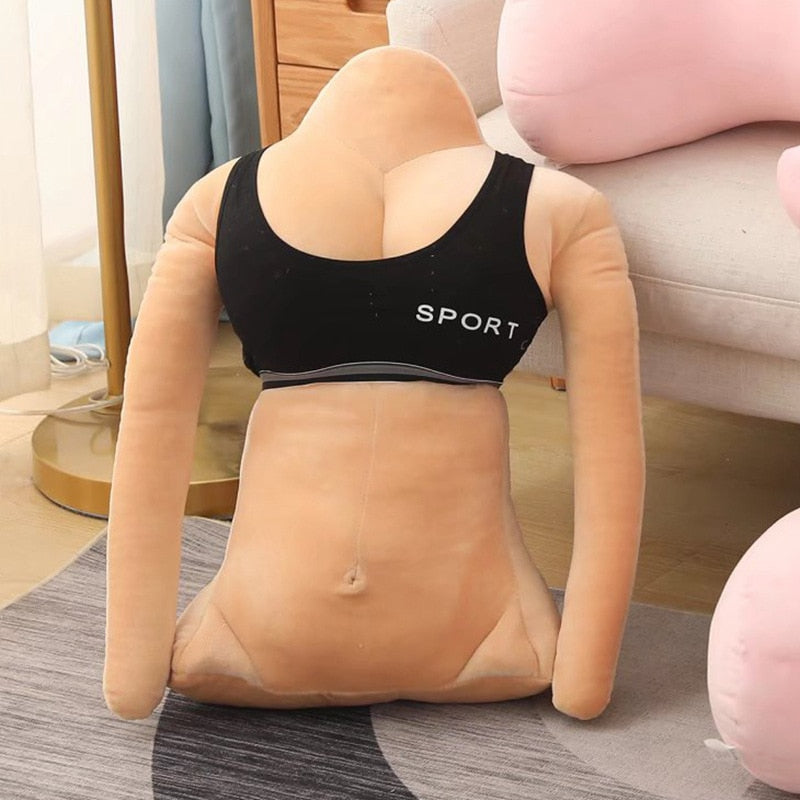 Norvo | Muskelmann Sterk Kosedyr Body Pillow Pute