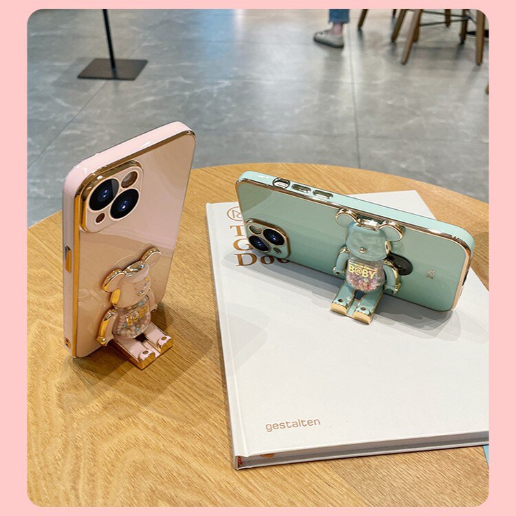 Norvo | Bear Lover Fargerik 3D Dukke Telefondeksel