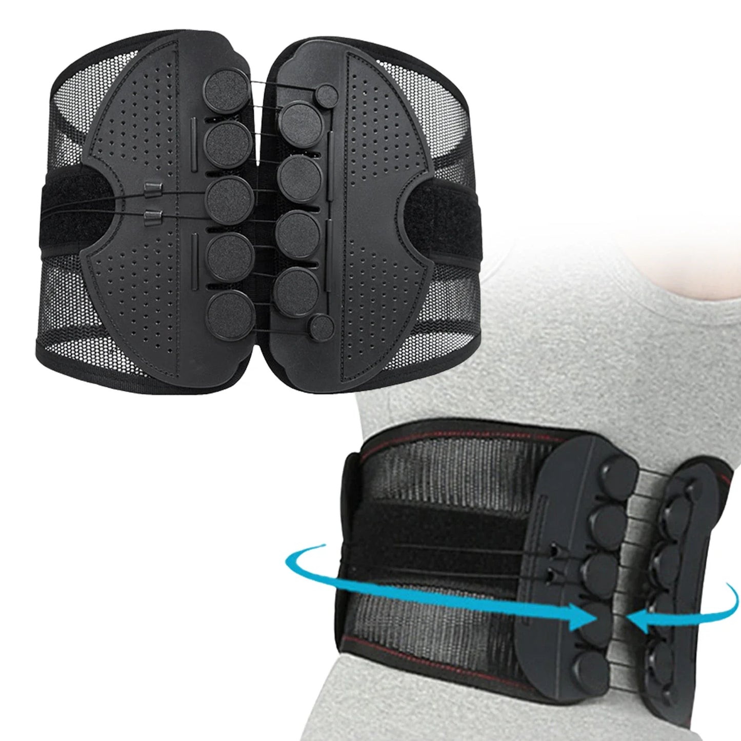 Norvo | Justerbart ryggrads lumbalstøttestykke