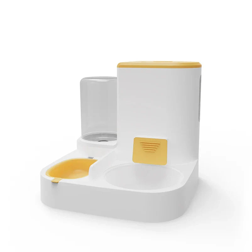 Norvo | Feedipet Mat & Vann Dispenser for Katter & Hunder | Automatisk Fylling | 2-i-1 Skålsett