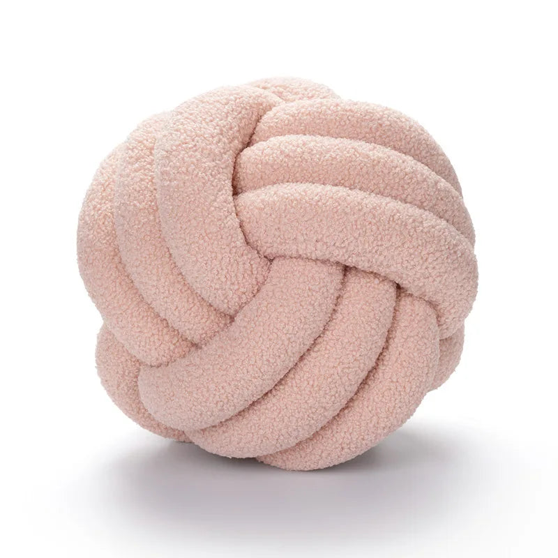 Norvo | Pute - Koselig - Håndknyttet Ball - Saueskinn