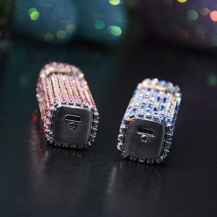 Norvo | Glitterstein Rhinestone Oppladbar Bærbar Tenner