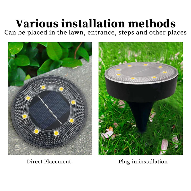 Norvo | Terraluna Solar Ground Light LED | IP68 Vanntett | Automatisk Lyskontroll | For Hage, Sti & Terrasse
