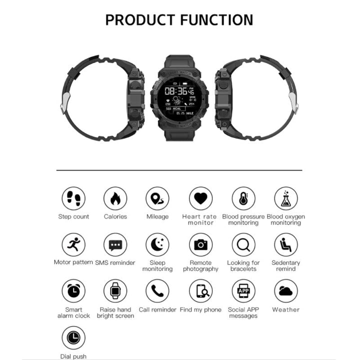 Norvo | Helse Monitor Bluetooth Smart Klokke