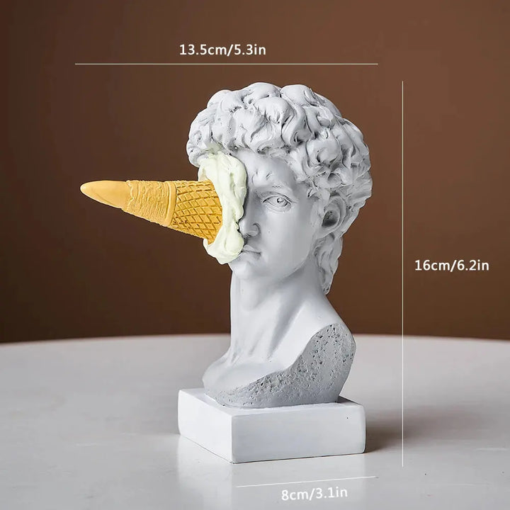 Norvo | David Statue Iskremutgave: Gourmet og Elegant Kunst