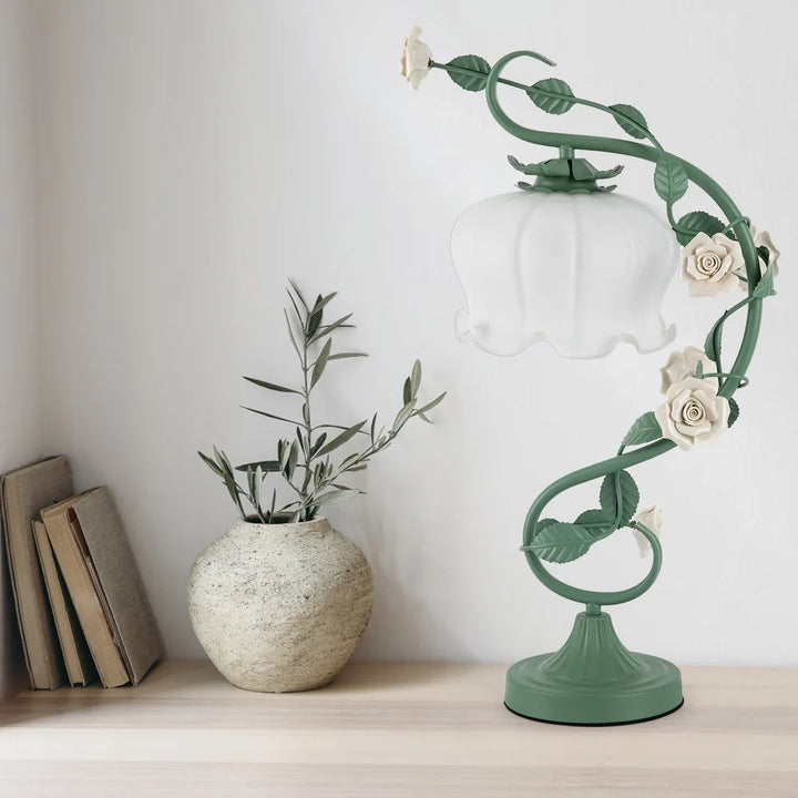 Norvo | Kunstnerisk Naturtema-Blomster Skrivebordslampe