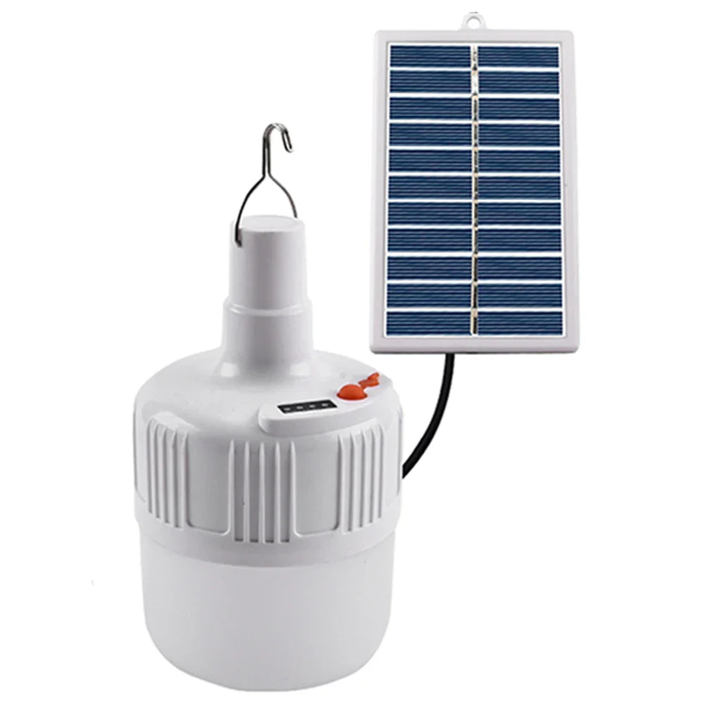 Norvo | Solanite Solar LED Hengende Lampe | 6–12 Timer Lys | Oppladbar & IP65 Vanntett | For Camping, Hage & Nødsituasjoner