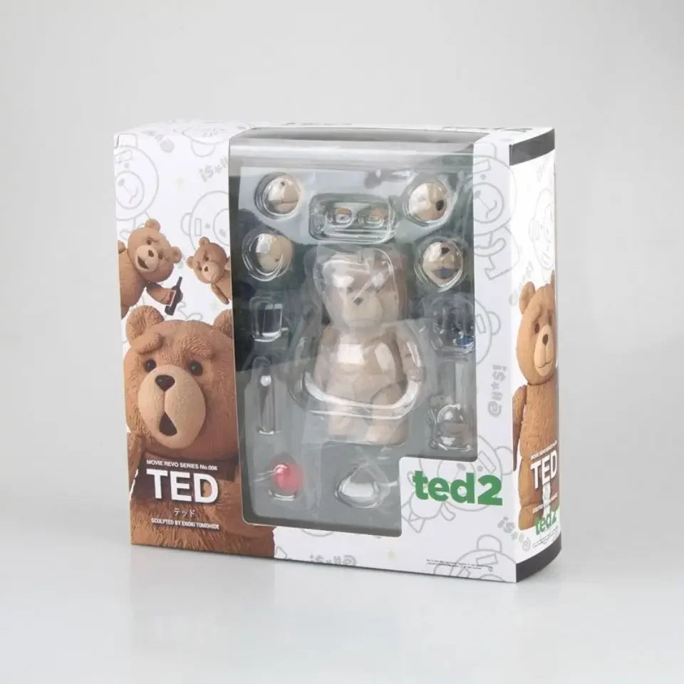 Begrenset Utgave Ted 2 Kosedyr Bjd Action Figur - Fantastisk Yamaguchi Revoltech Nr.006 Samlefilmmodell Leketøy for Fans