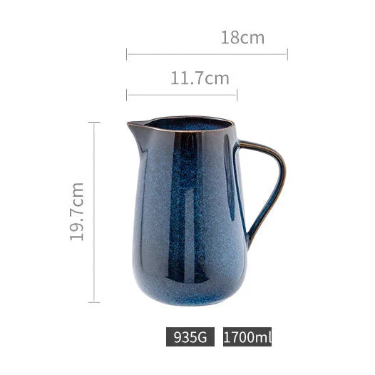Laguna Kiln Blue Keramikk Kanne Norvo