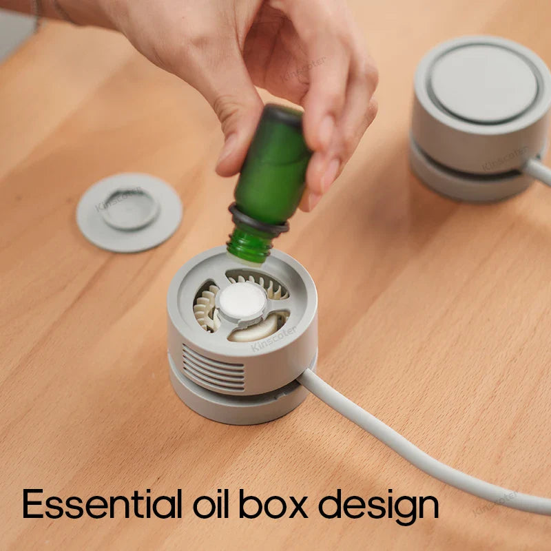 Norvo | NeckBreeze Nakke Vifte Bladeless | Bærbar & Oppladbar | 3-Trinns Kjøling | Stille & Kompakt