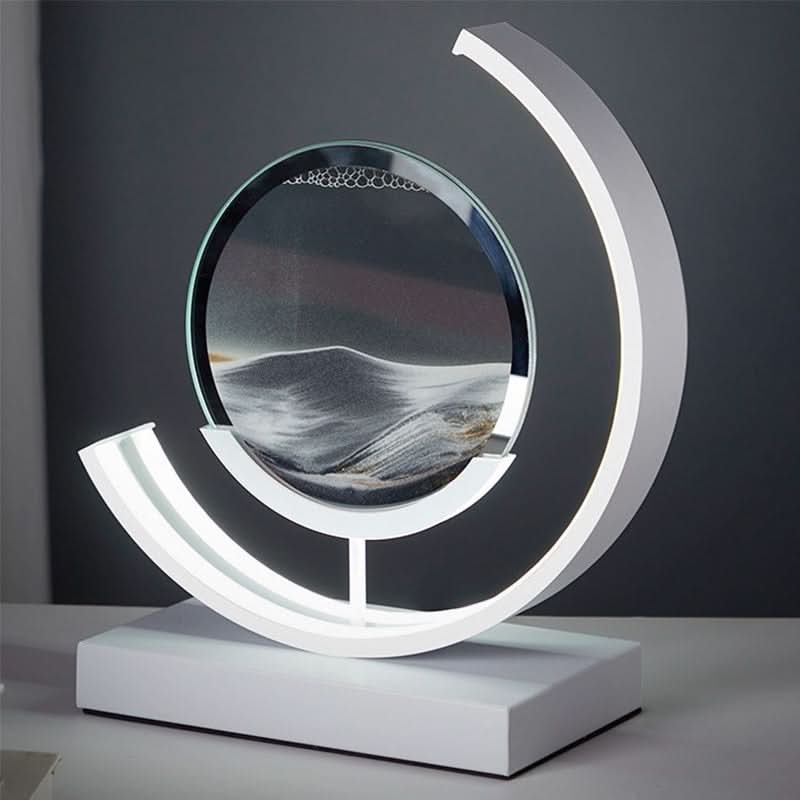 Norvo | LED Sand Art Desk Lamp – Beroligende Bevegelseslys