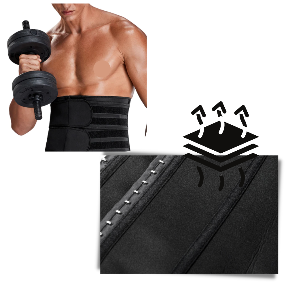 Dobbelt stroppet sauna-trener