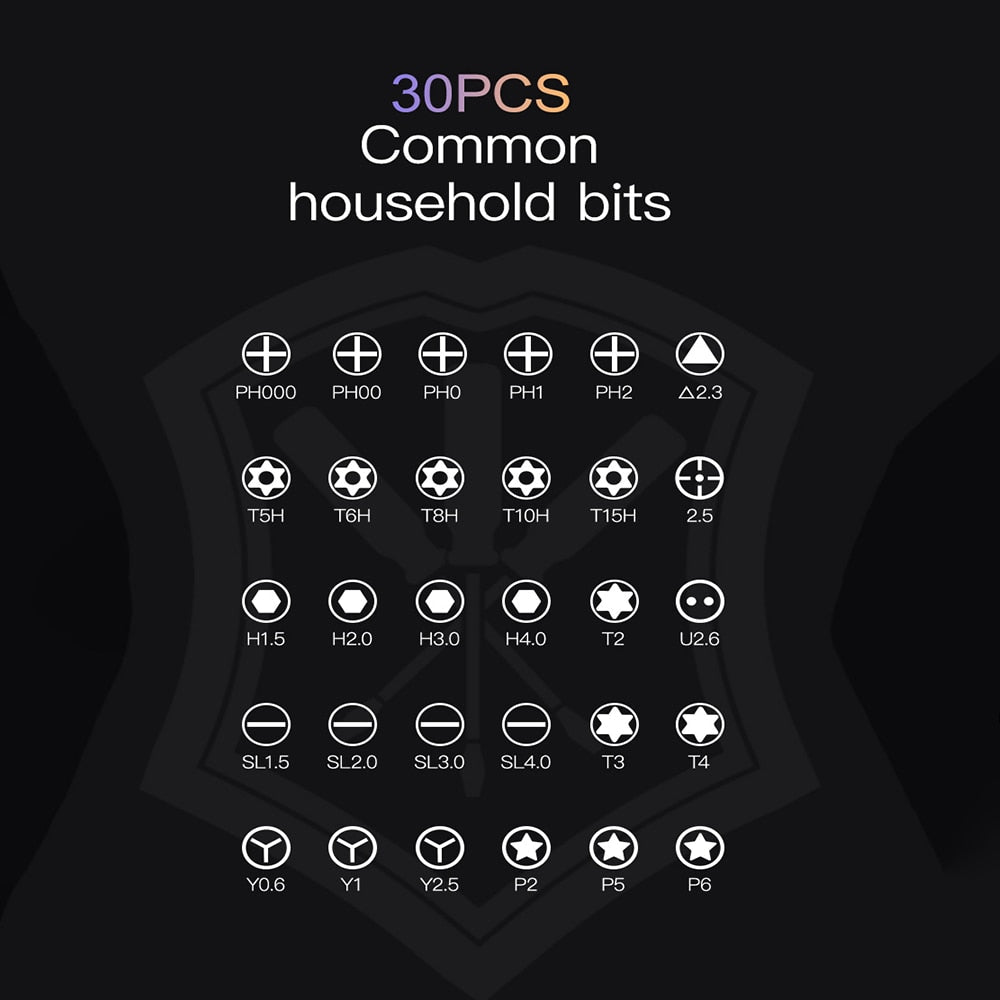 Norvo | 32i1 Enkel Reparasjon Multifunksjonell Skrutrekker Verktøysett