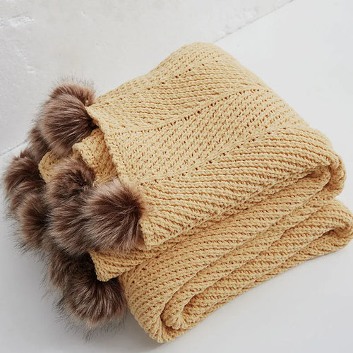 HeartCozy Blanket – Luxe Chenille Blanket with Heart Fringes Norvo