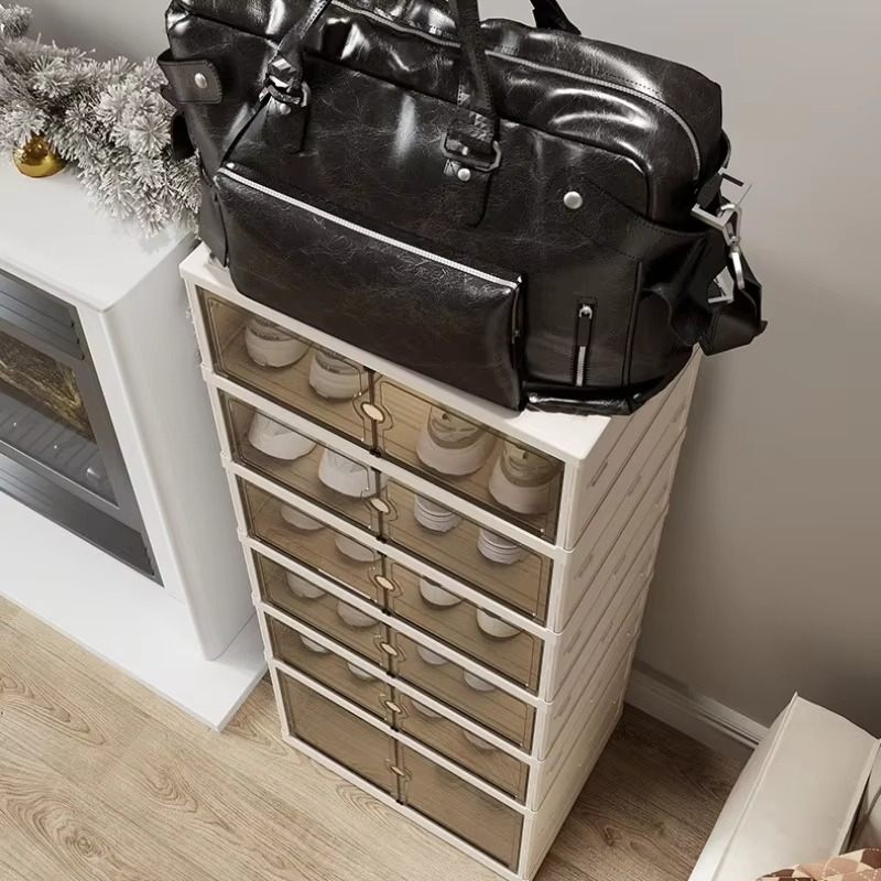 Norvo | Transparent Flernivå Skoholder med Stor Kapasitet