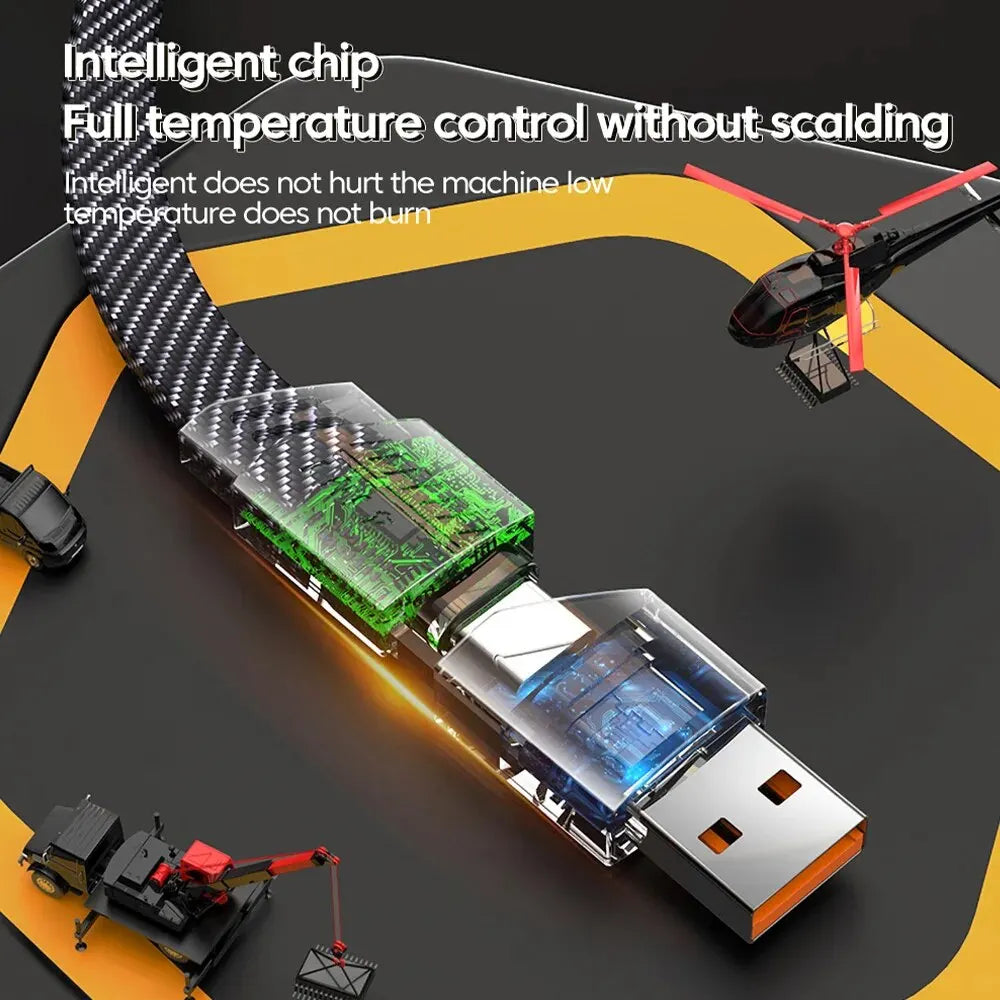 Norvo | Ultra Strong 4 i 1 Hurtigladings Datakabel