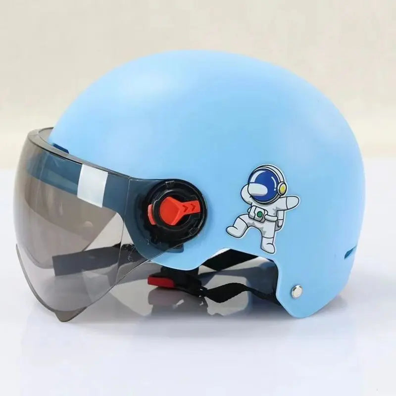 Norvo | Åpen-Face Motorsykkelhjelm med Goggles – Orion