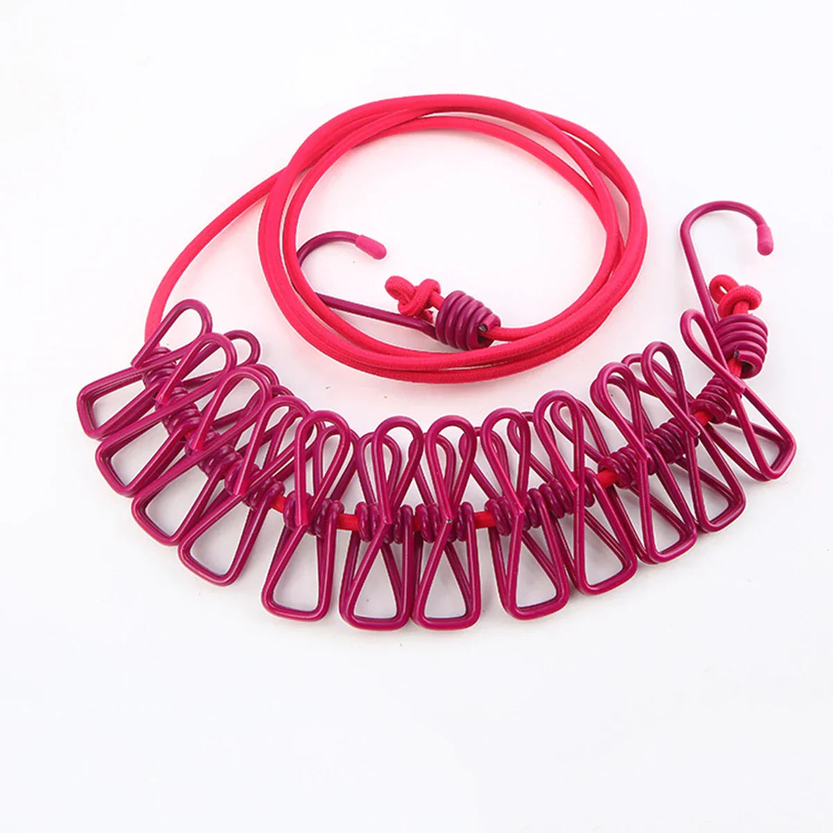 Norvo | Vindbestandig Antiskli Elastisk Multi-Klips Reisetørkeline