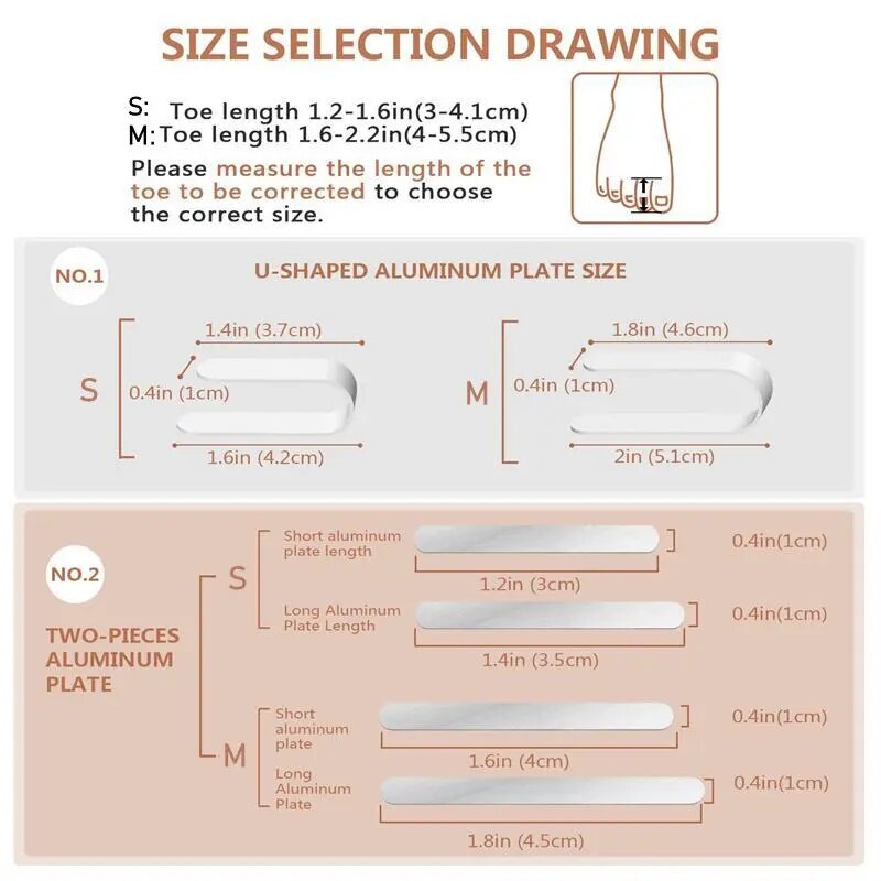 Norvo | Mild Berøring Tå Korrigerer Stabiliserer