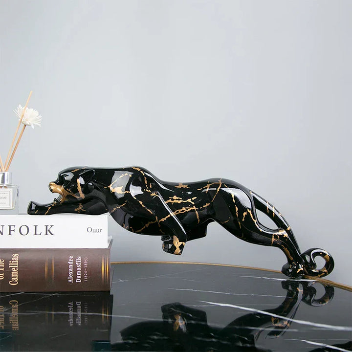 Norvo | Elegant Jaguar Steinskulptør