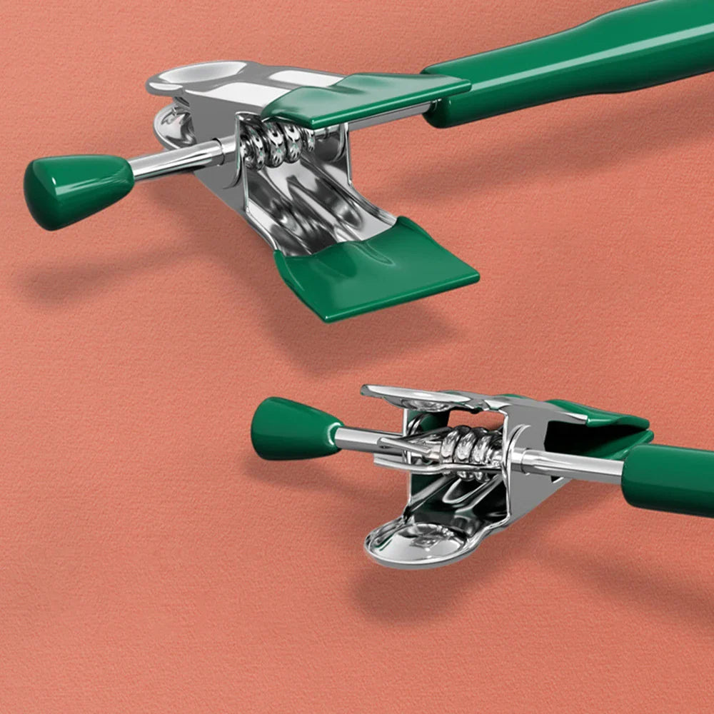 Norvo | Closyra Stål Kleshenger med Klipp | Justerbar & Antiskli | For Skjørt, Bukser & Undertøy | Plassbesparende & Sømløs