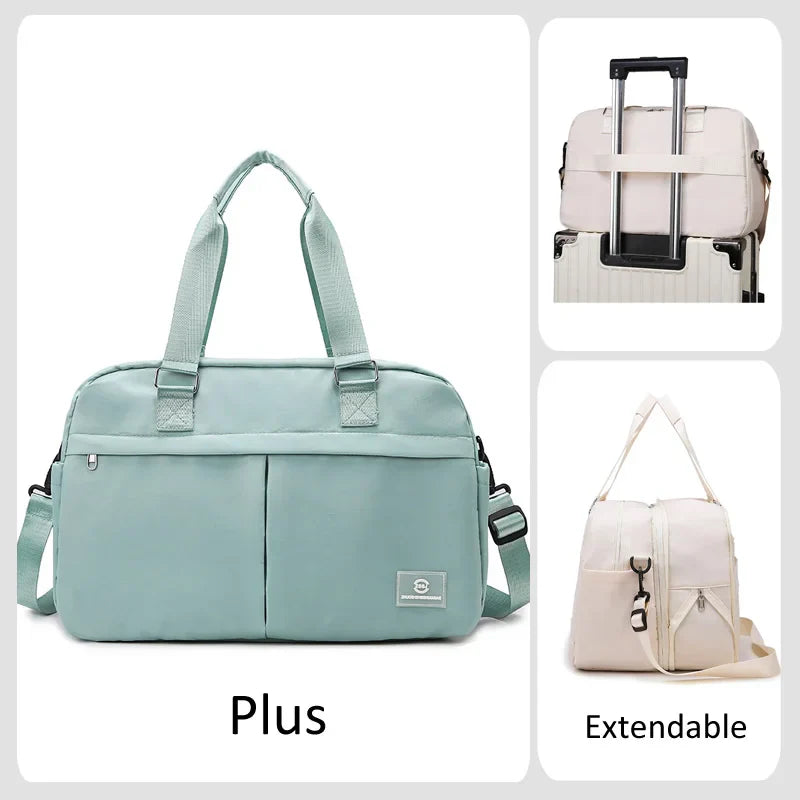 Norvo | LuganoPack Reisesekk Stor | Utskiftbar & Flerlags | Kabinbagasje & Helgetreiseveske | God plass til oppbevaring