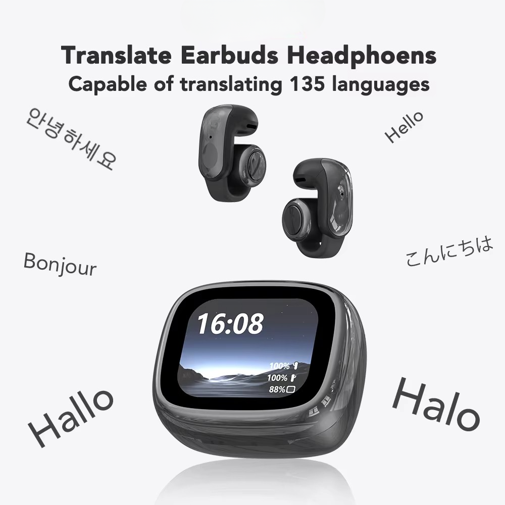 Norvo | XF28 Åpen-Øre True Wireless Oversettelseshodetelefoner med ASMR-funksjoner