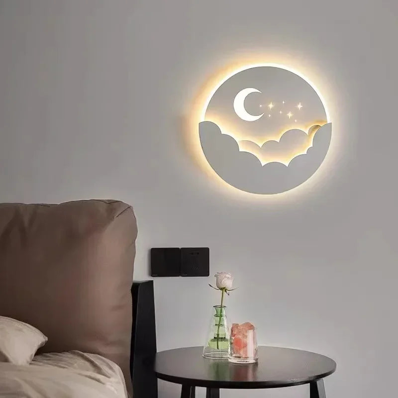 Norvo | LED vegglampe med måne og stjerner