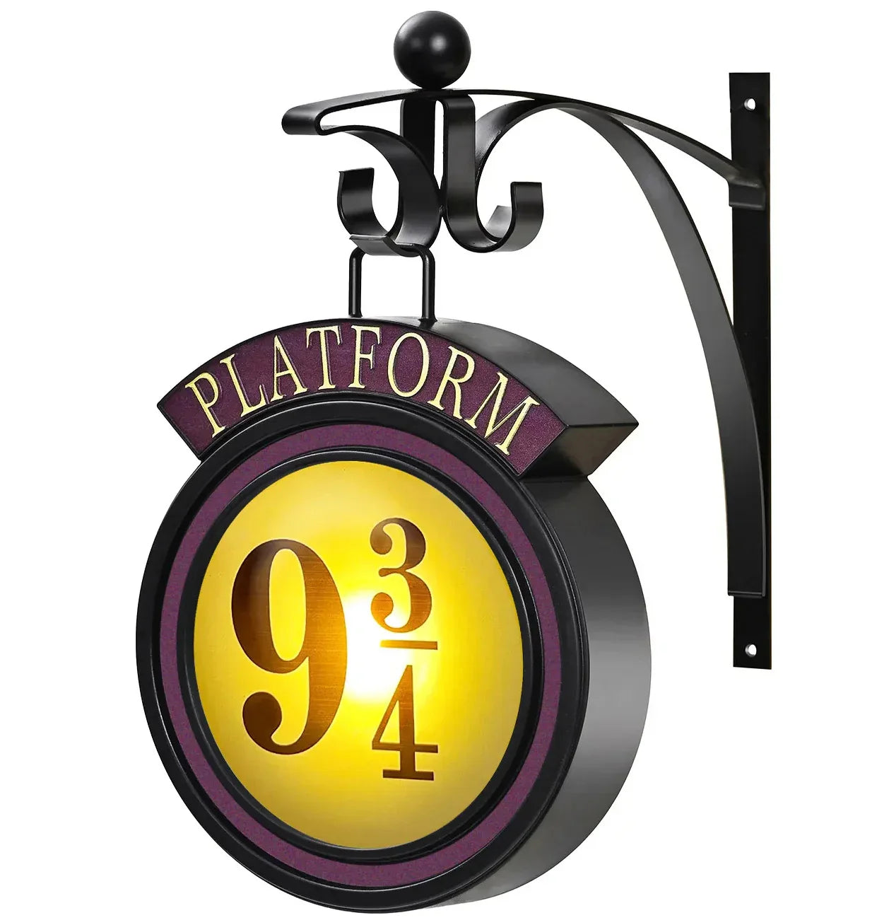 Norvo | Harry Potter 9 3/4 Figur Nattlykt LED Magiske Vegglamper Plattform Hogwarts 3D Lampe Harrys Rom Dekor Barnebursdagsgave