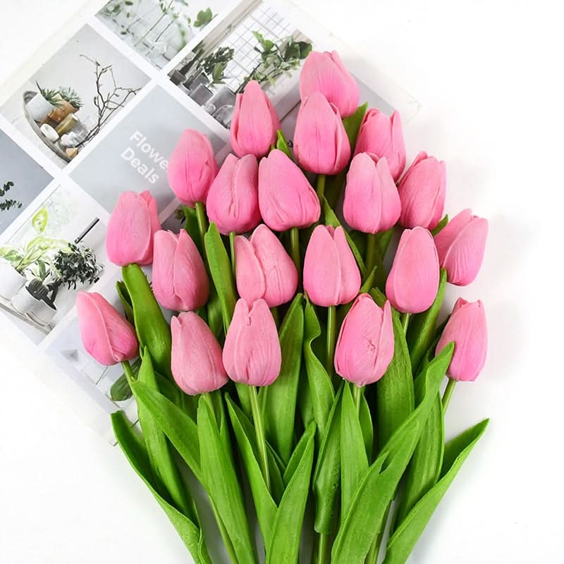 Norvo | Kunstig Tulipanbukett med Realistiske Livaktige Blomster