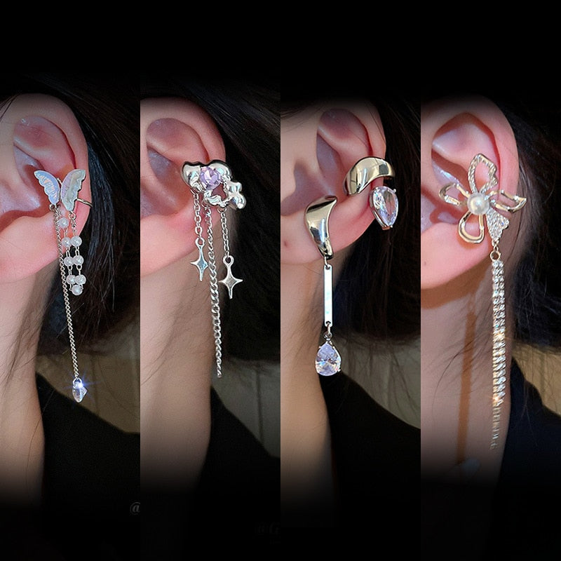 Norvo | Kiss of the Butterfly Zirkon Øredobber