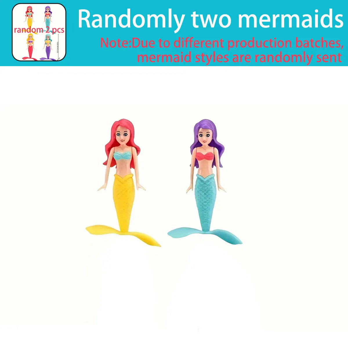 Norvo | Aqua havfrue snurre flyteleketøy