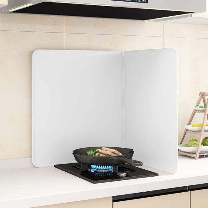 Norvo | Sammenleggbar rustfritt stål fett spruteskjerm 2-sidig olje beskytter – CookShield