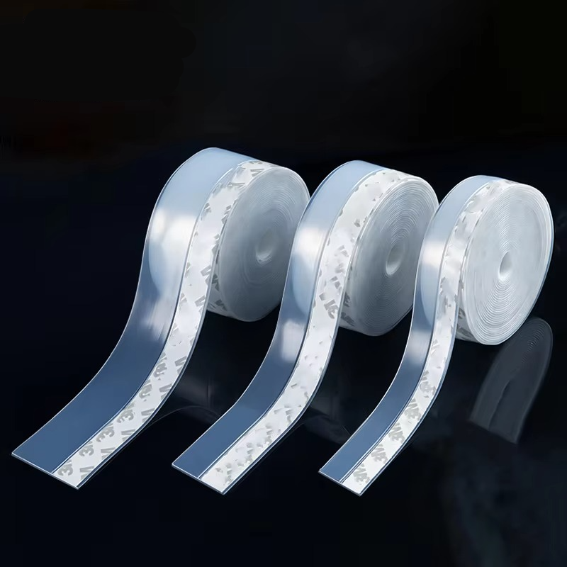 Norvo | 16,4 Ft Transparent Selvklebende Dør Tetningslist