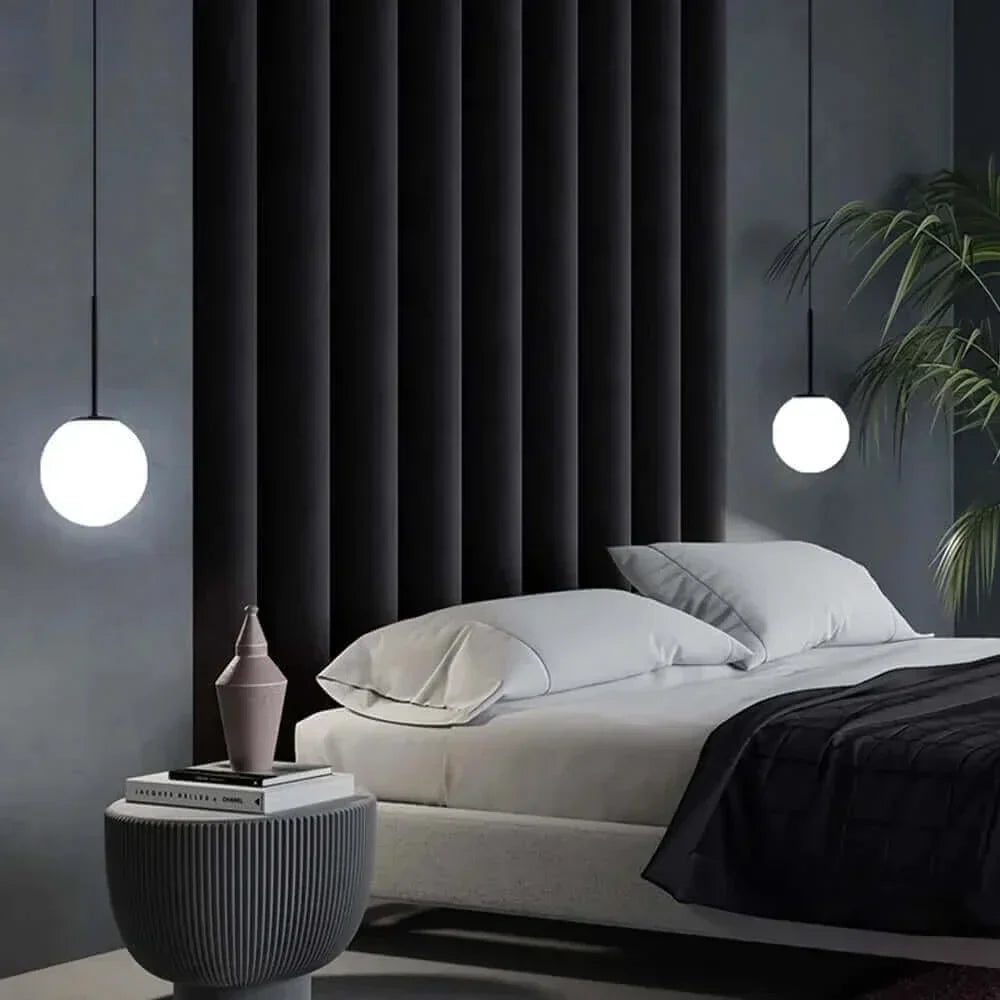 Norvo | Mid-Century Moderne Glass Ball Pendel Lys