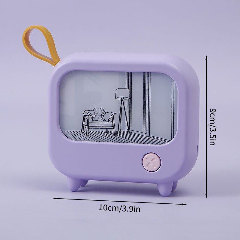 Norvo | Mini Art TV Maleri Dekor Nattlampe