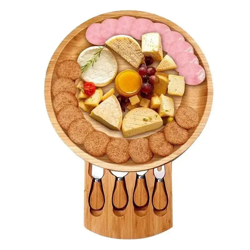 Norvo | CheeseMate – Rund Bambus Ostebrett