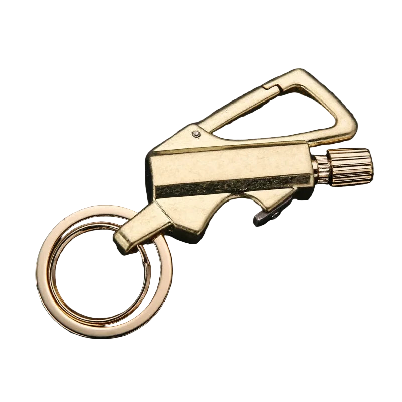 Norvo | FlareKey – Multifunksjonell Nøkkelring Lighter | Vindproof Kerosene Lighter for Utendørs & Hverdagsbruk