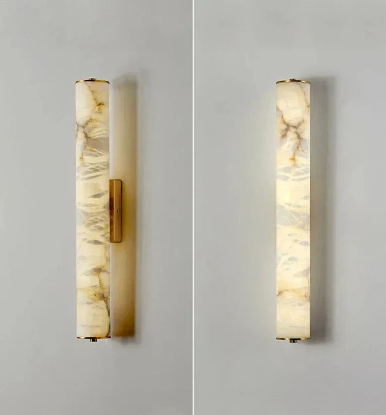 Norvo | Skulpturell Vegglampe Marmor for Interiører med Karakter