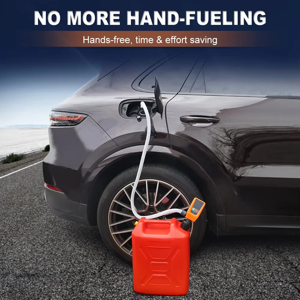 Norvo | Advanced 3.2GPM Auto-stop DC 12V fuel transfer pump with leak protection & 4-tank adapter