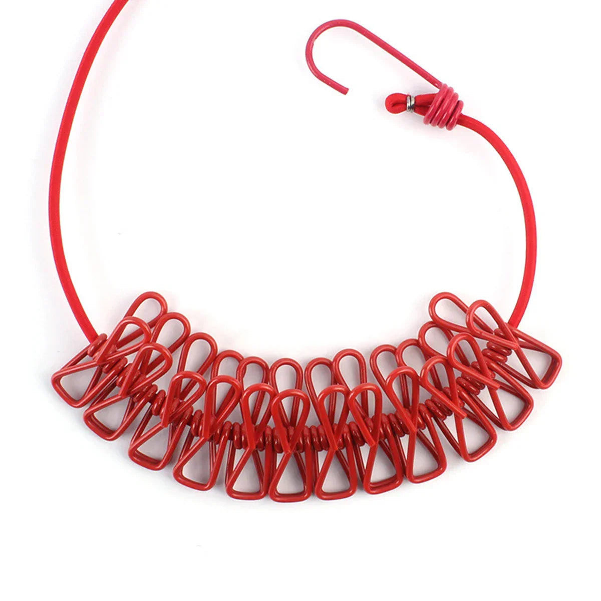 Norvo | Vindbestandig Antiskli Elastisk Multi-Klips Reisetørkeline